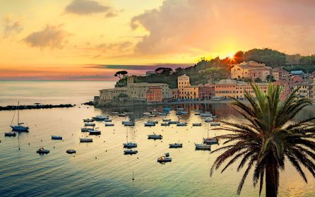 Ankomst till Italien, transfer till Sestri Levante, orienterande promenad samt välkomstmiddag image