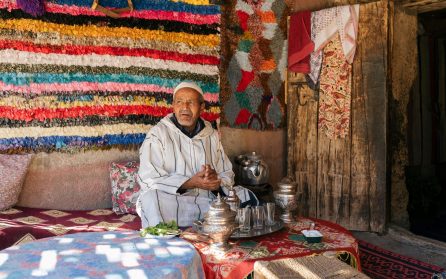 Natursköna Atlasbergen och Ourikadalen med besök hos berbisk familj image