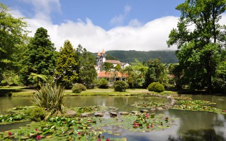 Caldeira das Furnas och Terra Nostras botaniska trädgård image