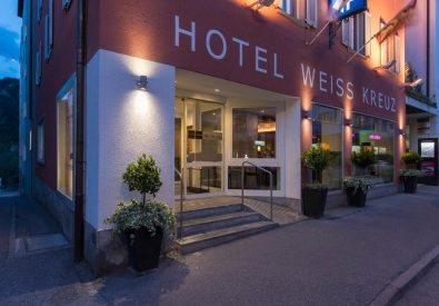 Schweiz, Thusis: Hotel Weiss Kreuz ***