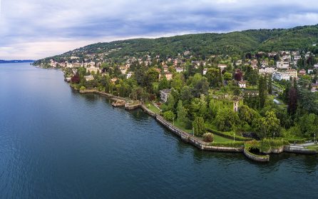 Tågresa via Schweiz till Italien image